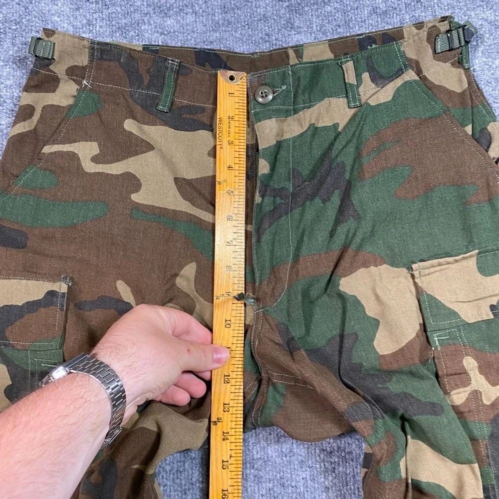 Mens US Military Woodland Camo Aircrew Combat Trousers Class 1 Medium Shrt 35x29